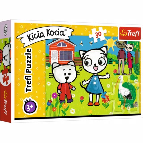 Puzzle Kicia Kocia 30 elementów Przygody Kici Koci Trefl 18264 Puzzle Kicia Kocia 30 elementów Przygody Kici Koci Trefl 18264