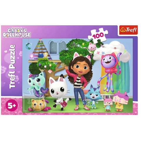 Puzzle Koci Domek Gabi 100 elementów Trefl 16464 Puzzle Koci Domek Gabi 100 elementów Trefl 16464