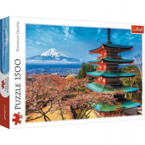 Puzzle krajobraz Góra Fudżi Japonia 1500 elementów Trefl 26132 Puzzle krajobraz Góra Fudżi Japonia 1500 elementów Trefl 26132