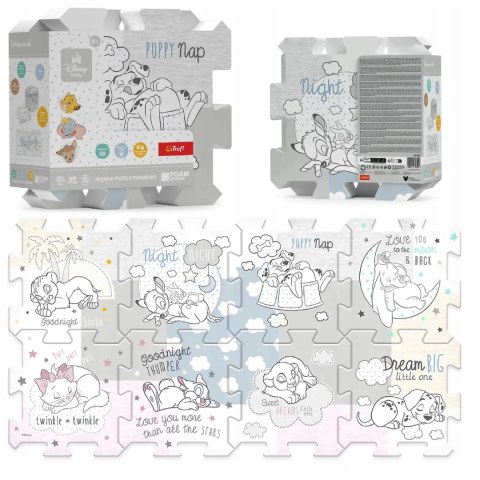 Puzzle piankowe układanka puzzlopianka Bambi Disney baby 0+ 61602 Puzzle piankowe układanka puzzlopianka Bambi Disney baby 0+ 61602