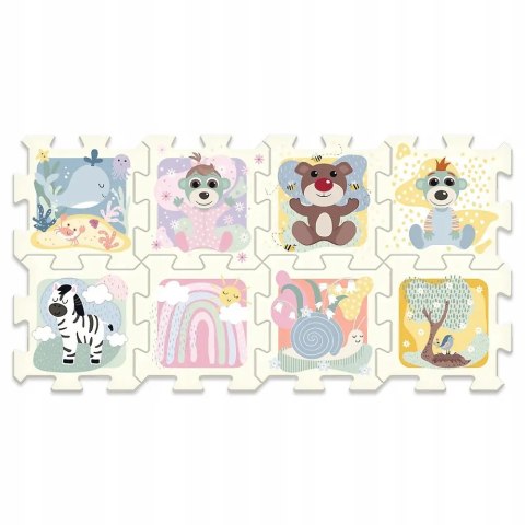 Puzzle piankowe układanka puzzlopianka Bobaski i Miś baby 0+ 61615 Puzzle piankowe układanka puzzlopianka Bobaski i Miś baby 0+ 61615