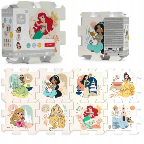 Puzzle piankowe układanka puzzlopianka Księżniczki Disney baby 0+ 61605 Puzzle piankowe układanka puzzlopianka Księżniczki Disney baby 0+ 61605