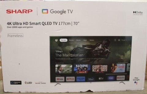 70GP6260E | 70" (177 cm) | Smart TV | N/A | 4K UHD | DAMAGED PACKAGING 70GP6260E | 70" (177 cm) | Smart TV | N/A | 4K UHD | DAMAGED PACKAGING