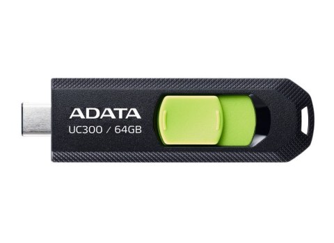 ADATA | FlashDrive | UC300 | 64 GB | USB 3.2 Gen 1 | Czarny ADATA | FlashDrive | UC300 | 64 GB | USB 3.2 Gen 1 | Czarny