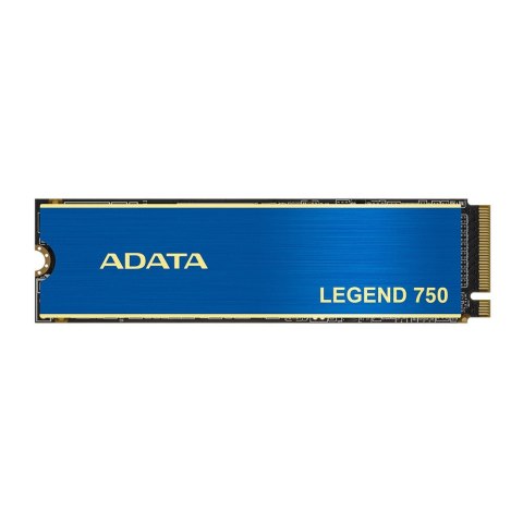 ADATA | LEGEND 750 | 500 GB | SSD form factor M.2 2280 | Solid-state drive interface PCIe Gen3x4 | Read speed 3500 MB/s | Write ADATA | LEGEND 750 | 500 GB | SSD form factor M.2 2280 | Solid-state drive interface PCIe Gen3x4 | Read speed 3500 MB/s | Write