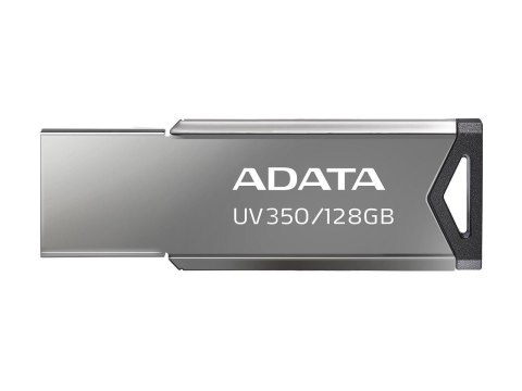 ADATA | USB Flash Drive | UV350 | 128 GB | USB 3.2 | Srebrny ADATA | USB Flash Drive | UV350 | 128 GB | USB 3.2 | Srebrny
