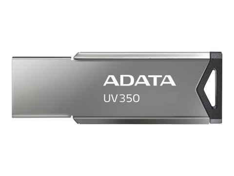 ADATA | USB Flash Drive | UV350 | 128 GB | USB 3.2 | Srebrny ADATA | USB Flash Drive | UV350 | 128 GB | USB 3.2 | Srebrny
