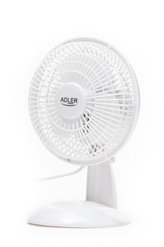 Adler | AD 7301 | Table Fan | White | Diameter 15 cm | Number of speeds 2 | 30 W | No Adler | AD 7301 | Table Fan | White | Diameter 15 cm | Number of speeds 2 | 30 W | No