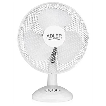Adler | AD 7304 | Desk Fan | White | Diameter 40 cm | Number of speeds 3 | Oscillation | 45 W | No Adler | AD 7304 | Desk Fan | White | Diameter 40 cm | Number of speeds 3 | Oscillation | 45 W | No