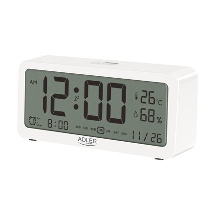 Adler Budzik AD 1195w Biały, Funkcja alarmu Adler Budzik AD 1195w Biały, Funkcja alarmu