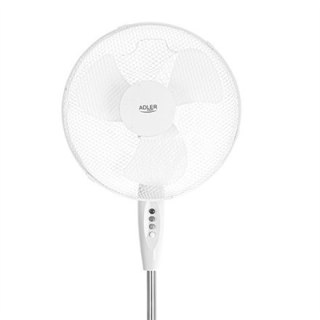 Adler | Fan | AD 7323w | Stand Fan | White | Diameter 40 cm | Number of speeds 3 | Oscillation | 90 W | No