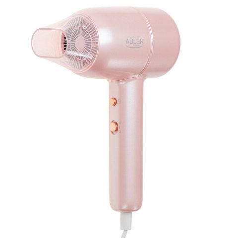 Adler Hair Dryer | AD 2279p | 1800 W | Number of temperature settings 2 | Ionic function | Pink Adler Hair Dryer | AD 2279p | 1800 W | Number of temperature settings 2 | Ionic function | Pink