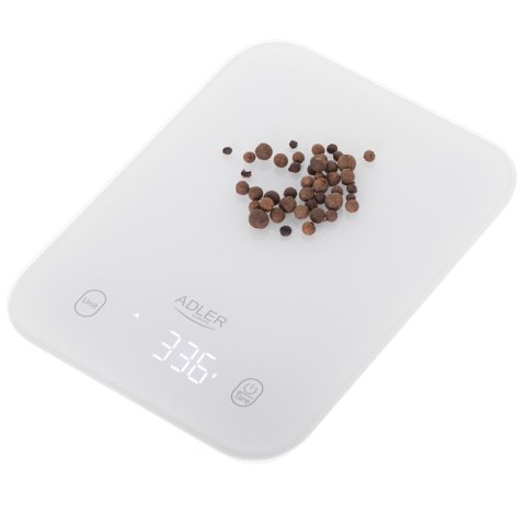 Adler Kitchen Scale | AD 3181w | Graduation 1 g | Display type LED | White Adler Kitchen Scale | AD 3181w | Graduation 1 g | Display type LED | White