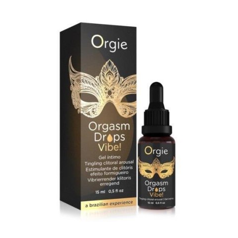 ORGIE Orgasm Drops Vibe Peach Flavor 15 ml ORGIE Orgasm Drops Vibe Peach Flavor 15 ml