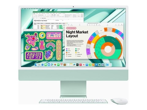 Apple iMac 24" 4.5K Retina, Apple M3 8C CPU, 8C GPU/8GB/256GB SSD/Green/RUS | Apple Apple iMac 24" 4.5K Retina, Apple M3 8C CPU, 8C GPU/8GB/256GB SSD/Green/RUS | Apple