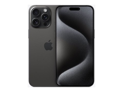 Apple | iPhone 15 Pro Max | Czarny tytan | 6,7 " | Wyświetlacz Super Retina XDR z ProMotion | 2796 x 1290 pikseli | A17 Pro | We Apple | iPhone 15 Pro Max | Czarny tytan | 6,7 " | Wyświetlacz Super Retina XDR z ProMotion | 2796 x 1290 pikseli | A17 Pro | We