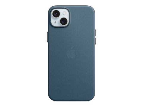 Apple iPhone 15 Plus FineWoven Case with MagSafe - Pacific Blue | Apple | iPhone 15 Plus FineWoven Case with MagSafe | Case with Apple iPhone 15 Plus FineWoven Case with MagSafe - Pacific Blue | Apple | iPhone 15 Plus FineWoven Case with MagSafe | Case with
