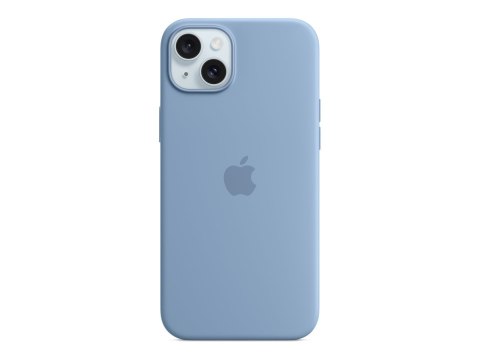 Apple iPhone 15 Plus Silicone Case with MagSafe - Winter Blue | Apple | iPhone 15 Plus Silicone Case with MagSafe | Case with Ma Apple iPhone 15 Plus Silicone Case with MagSafe - Winter Blue | Apple | iPhone 15 Plus Silicone Case with MagSafe | Case with Ma