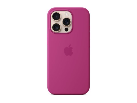 Apple iPhone 16 Pro Silicone Case with MagSafe - Fuchsia | Apple Apple iPhone 16 Pro Silicone Case with MagSafe - Fuchsia | Apple