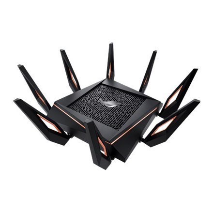 Asus | Gaming Router ROG | GT-AX11000 | 802.11ax | 1148+4804+4804 Mbit/s | 10/100/1000 Mbit/s | Ethernet LAN (RJ-45) ports 4 | M Asus | Gaming Router ROG | GT-AX11000 | 802.11ax | 1148+4804+4804 Mbit/s | 10/100/1000 Mbit/s | Ethernet LAN (RJ-45) ports 4 | M