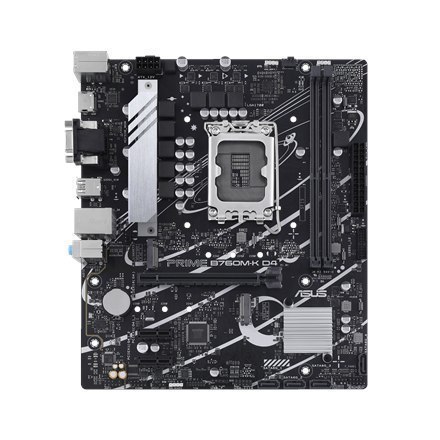 Asus PRIME B760M-K D4 Rodzina procesorów Intel, Gniazdo procesora LGA1700, DDR4 DIMM, Gniazda pamięci 2, Obsługiwane interfejsy Asus PRIME B760M-K D4 Rodzina procesorów Intel, Gniazdo procesora LGA1700, DDR4 DIMM, Gniazda pamięci 2, Obsługiwane interfejsy