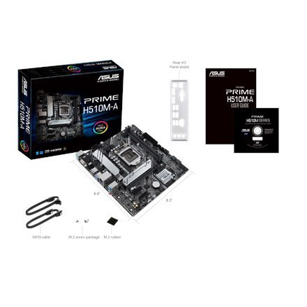 Asus | PRIME H510M-A | Processor family Intel | Processor socket LGA1200 | DDR4 | Memory slots 2 | Supported hard disk drive int Asus | PRIME H510M-A | Processor family Intel | Processor socket LGA1200 | DDR4 | Memory slots 2 | Supported hard disk drive int