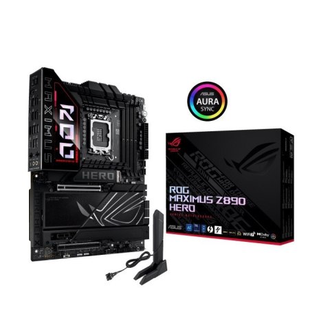 Asus ROG MAXIMUS Z890 HERO | Processor family Intel | Processor socket LGA1851 | DDR5 | Supported hard disk drive interfaces M.2 Asus ROG MAXIMUS Z890 HERO | Processor family Intel | Processor socket LGA1851 | DDR5 | Supported hard disk drive interfaces M.2