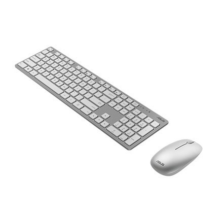 Asus | W5000 | Zestaw klawiatury i myszy | Bezprzewodowe | Mysz w zestawie | RU | Biały | 460 g Asus | W5000 | Zestaw klawiatury i myszy | Bezprzewodowe | Mysz w zestawie | RU | Biały | 460 g