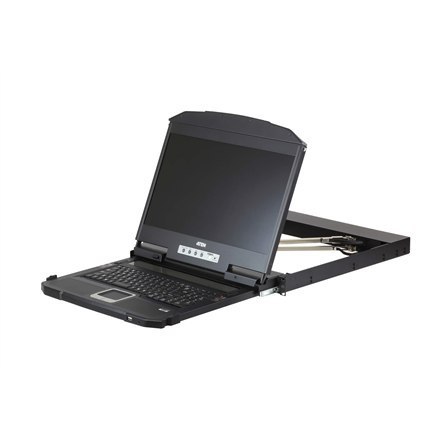 Aten | 1U Ultra Short Depth Dual Rail WideScreen LCD Console (USB/HDMI/DVI/VGA) Aten | 1U Ultra Short Depth Dual Rail WideScreen LCD Console (USB/HDMI/DVI/VGA)