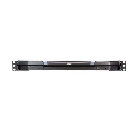 Aten | 1U Ultra Short Depth Dual Rail WideScreen LCD Console (USB/HDMI/DVI/VGA) Aten | 1U Ultra Short Depth Dual Rail WideScreen LCD Console (USB/HDMI/DVI/VGA)