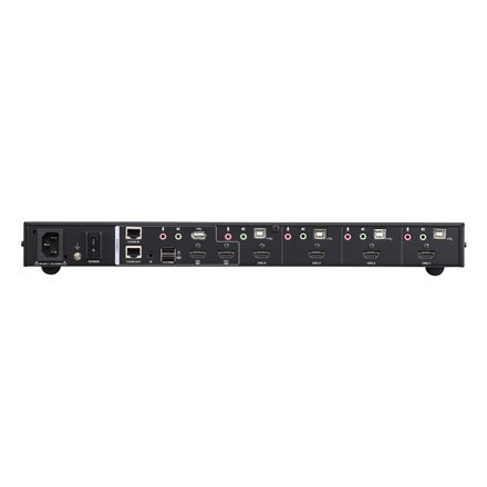 Aten | 4-portowy przełącznik KVMP USB 4K HDMI Multi-View | CM1284 | USB | USB Aten | 4-portowy przełącznik KVMP USB 4K HDMI Multi-View | CM1284 | USB | USB