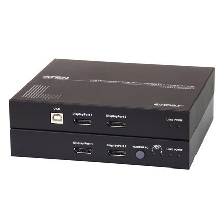 Aten CE924 USB DisplayPort Dual View HDBaseT 2.0 KVM Extender, 4K@100m for Single View Aten | USB DisplayPort Dual View HDBaseT Aten CE924 USB DisplayPort Dual View HDBaseT 2.0 KVM Extender, 4K@100m for Single View Aten | USB DisplayPort Dual View HDBaseT
