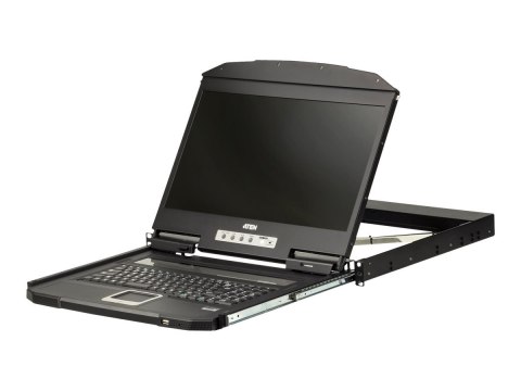 Aten CL3700NW-ATA-AG 1U Ultra Short Depth Single Rail WideScreen LCD Console (USB/HDMI), 1920x1080 | Aten Aten CL3700NW-ATA-AG 1U Ultra Short Depth Single Rail WideScreen LCD Console (USB/HDMI), 1920x1080 | Aten
