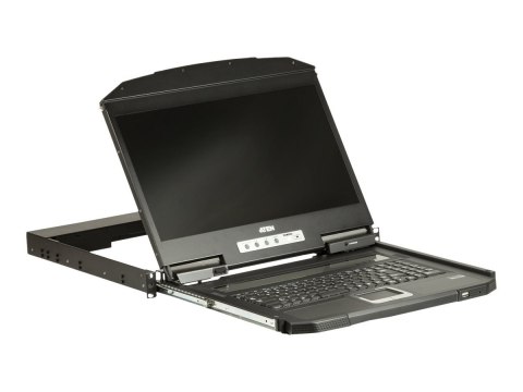 Aten CL3700NW-ATA-AG 1U Ultra Short Depth Single Rail WideScreen LCD Console (USB/HDMI), 1920x1080 | Aten Aten CL3700NW-ATA-AG 1U Ultra Short Depth Single Rail WideScreen LCD Console (USB/HDMI), 1920x1080 | Aten