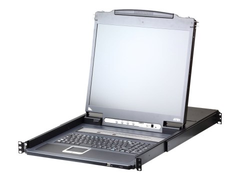 Aten CL5716IN-ATA-AG 16-portowy 19-calowy przełącznik KVM LCD przez IP (USB - PS/2 VGA) z portem peryferyjnym USB | Aten Aten CL5716IN-ATA-AG 16-portowy 19-calowy przełącznik KVM LCD przez IP (USB - PS/2 VGA) z portem peryferyjnym USB | Aten