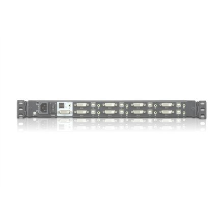 Aten CL6708MW 8-portowy przełącznik KVM USB DVI Single Rail WideScreen LCD Aten | Przełącznik KVM over IP z portem Daisy-Chain i Aten CL6708MW 8-portowy przełącznik KVM USB DVI Single Rail WideScreen LCD Aten | Przełącznik KVM over IP z portem Daisy-Chain i