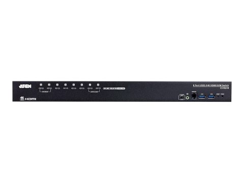Aten CS18208-AT-G 8-portowy przełącznik KVM USB True 4K HDMI z obsługą urządzeń peryferyjnych USB 3.0 i trybem transmisji | Aten Aten CS18208-AT-G 8-portowy przełącznik KVM USB True 4K HDMI z obsługą urządzeń peryferyjnych USB 3.0 i trybem transmisji | Aten