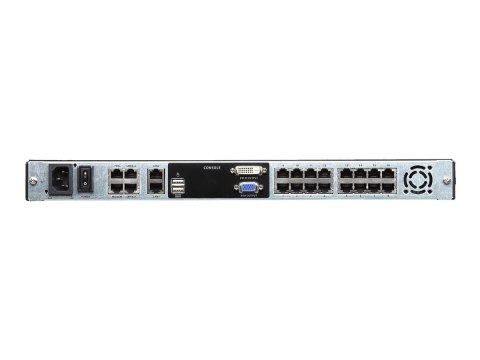 Aten KL1116VN-AXA-AG 16-portowy przełącznik KVM over IP 19" LCD z podwójną szyną Cat 5 i obsługą wirtualnych mediów | Aten Aten KL1116VN-AXA-AG 16-portowy przełącznik KVM over IP 19" LCD z podwójną szyną Cat 5 i obsługą wirtualnych mediów | Aten