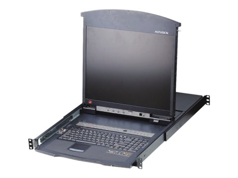 Aten KL1516AIM-AXA-AG 1-Local/Remote Share Access 16-Port Cat 5 Dual Rail 17" LCD KVM over IP Switch with Daisy-Chain Port | Ate Aten KL1516AIM-AXA-AG 1-Local/Remote Share Access 16-Port Cat 5 Dual Rail 17" LCD KVM over IP Switch with Daisy-Chain Port | Ate