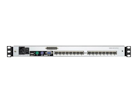 Aten KL1516AM-AXA-AG 16-portowy przełącznik KVM Cat 5 Dual Rail 17" LCD z portem Daisy-Chain | Aten Aten KL1516AM-AXA-AG 16-portowy przełącznik KVM Cat 5 Dual Rail 17" LCD z portem Daisy-Chain | Aten