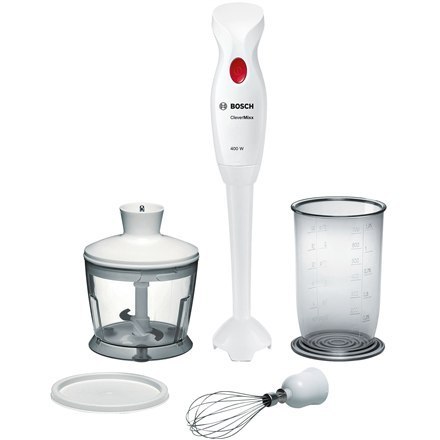 Bosch | CleverMixx MSM14500 | Blender | Hand Blender | 400 W | Number of speeds 1 | Chopper | White Bosch | CleverMixx MSM14500 | Blender | Hand Blender | 400 W | Number of speeds 1 | Chopper | White