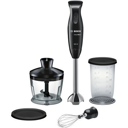 Bosch | CleverMixx MSM2650B | Blender | Hand Blender | 600 W | Number of speeds 12 | Chopper | Black Bosch | CleverMixx MSM2650B | Blender | Hand Blender | 600 W | Number of speeds 12 | Chopper | Black