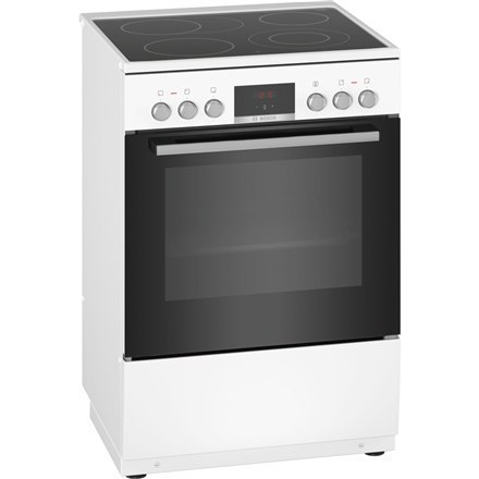 Bosch | Cooker | HKR39A220U | Hob type Vitroceramic | Oven type Electric | White | Width 60 cm | Electronic ignition | Grilling Bosch | Cooker | HKR39A220U | Hob type Vitroceramic | Oven type Electric | White | Width 60 cm | Electronic ignition | Grilling