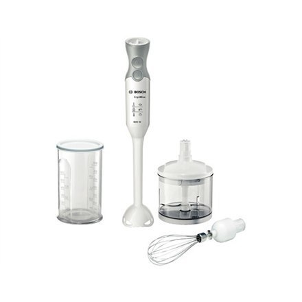 Bosch | ErgoMixx MSM66050 | Blender | Hand Blender | 600 W | Number of speeds 12 | Turbo mode | Chopper | Ice crushing | White Bosch | ErgoMixx MSM66050 | Blender | Hand Blender | 600 W | Number of speeds 12 | Turbo mode | Chopper | Ice crushing | White