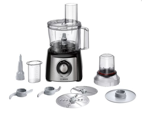 Bosch | Food Processor | MCM3401M | 800 W | Number of speeds 2 | Bowl capacity 2.3 L | Blender | Meat mincer | Black/Stainless s Bosch | Food Processor | MCM3401M | 800 W | Number of speeds 2 | Bowl capacity 2.3 L | Blender | Meat mincer | Black/Stainless s