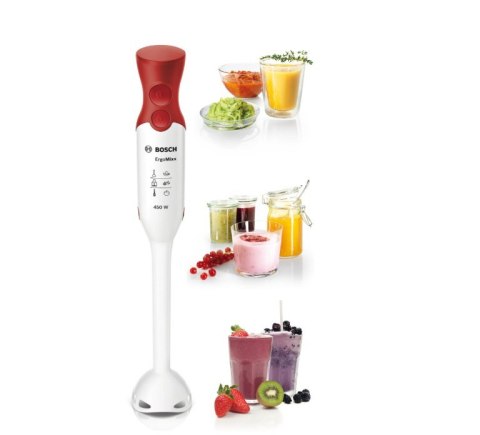 Bosch | Hand Blender | MSM64010 ErgoMixx | Hand Blender | 450 W | Number of speeds 2 | Turbo mode | White Bosch | Hand Blender | MSM64010 ErgoMixx | Hand Blender | 450 W | Number of speeds 2 | Turbo mode | White