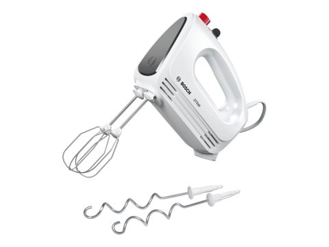 Bosch | Hand Mixer | MFQ22100 CleverMixx | Hand Mixer | 375 W | Number of speeds 4 | Turbo mode | White/Dark Grey Bosch | Hand Mixer | MFQ22100 CleverMixx | Hand Mixer | 375 W | Number of speeds 4 | Turbo mode | White/Dark Grey