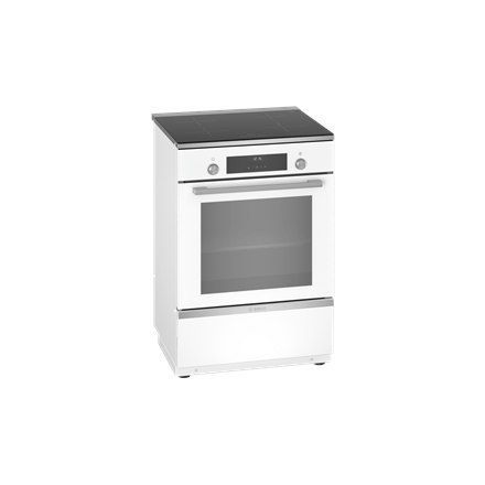 Bosch | Integrated timer | Cooker | HLT59E020U | Hob type Induction | Oven type Electric | White | Width 60 cm | Electronic igni Bosch | Integrated timer | Cooker | HLT59E020U | Hob type Induction | Oven type Electric | White | Width 60 cm | Electronic igni