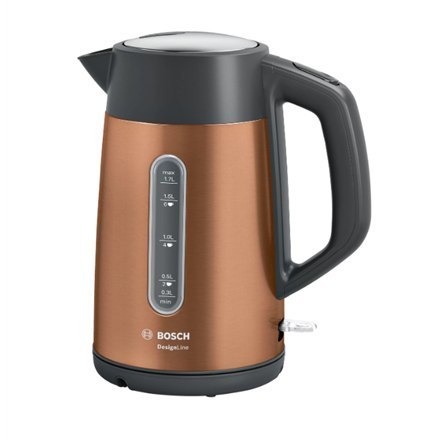 Bosch | Kettle | TWK4P439 | Electric | 2400 W | 1.7 L | Stainless steel | 360° rotational base | Copper Bosch | Kettle | TWK4P439 | Electric | 2400 W | 1.7 L | Stainless steel | 360° rotational base | Copper