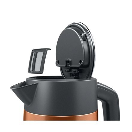 Bosch | Kettle | TWK4P439 | Electric | 2400 W | 1.7 L | Stainless steel | 360° rotational base | Copper Bosch | Kettle | TWK4P439 | Electric | 2400 W | 1.7 L | Stainless steel | 360° rotational base | Copper